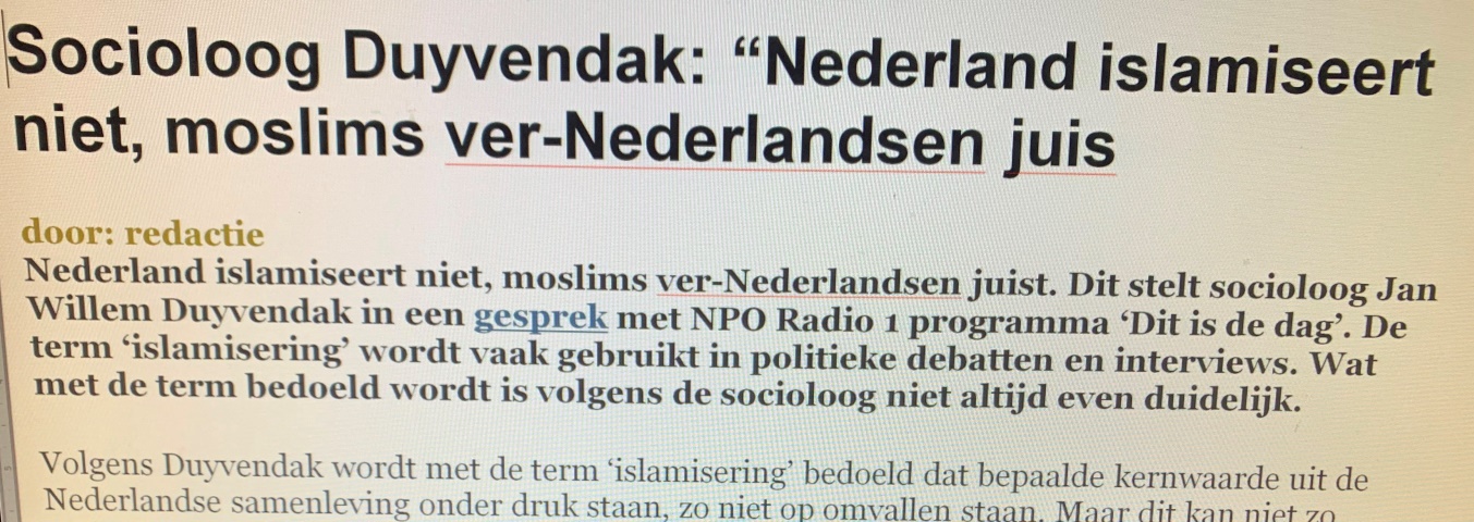 Türkiye ve Avrupa islamlaşmıyor