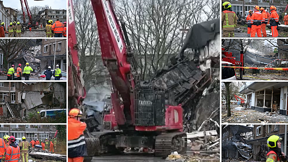 Hollanda'da 3 katlı bir apartmanda meydana gelen patlamada 3 kişi öldü