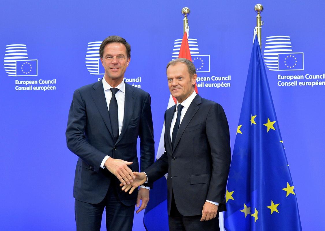 Hollanda Başbakanı Mark Rute Brüksel'de
