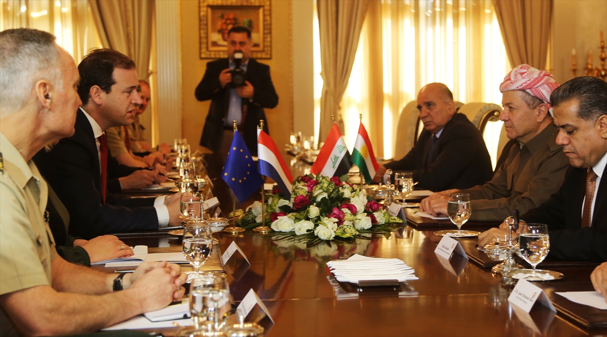 IKBY Başkanı Barzani Hollanda Başbakan Yardımcısı Asscher'ı kabul etti