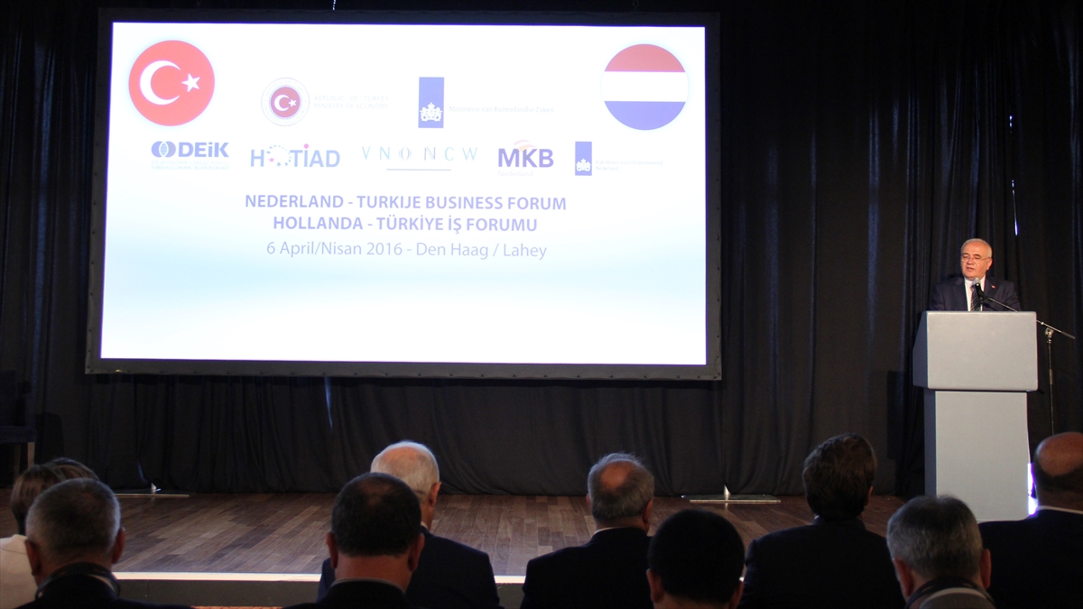 Ekonomi Bakanı Elitaş Hollanda'da