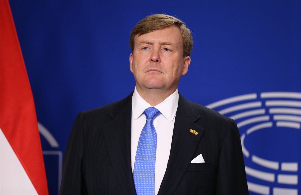 Hollanda Kralı Willem Alexander Brüksel'de