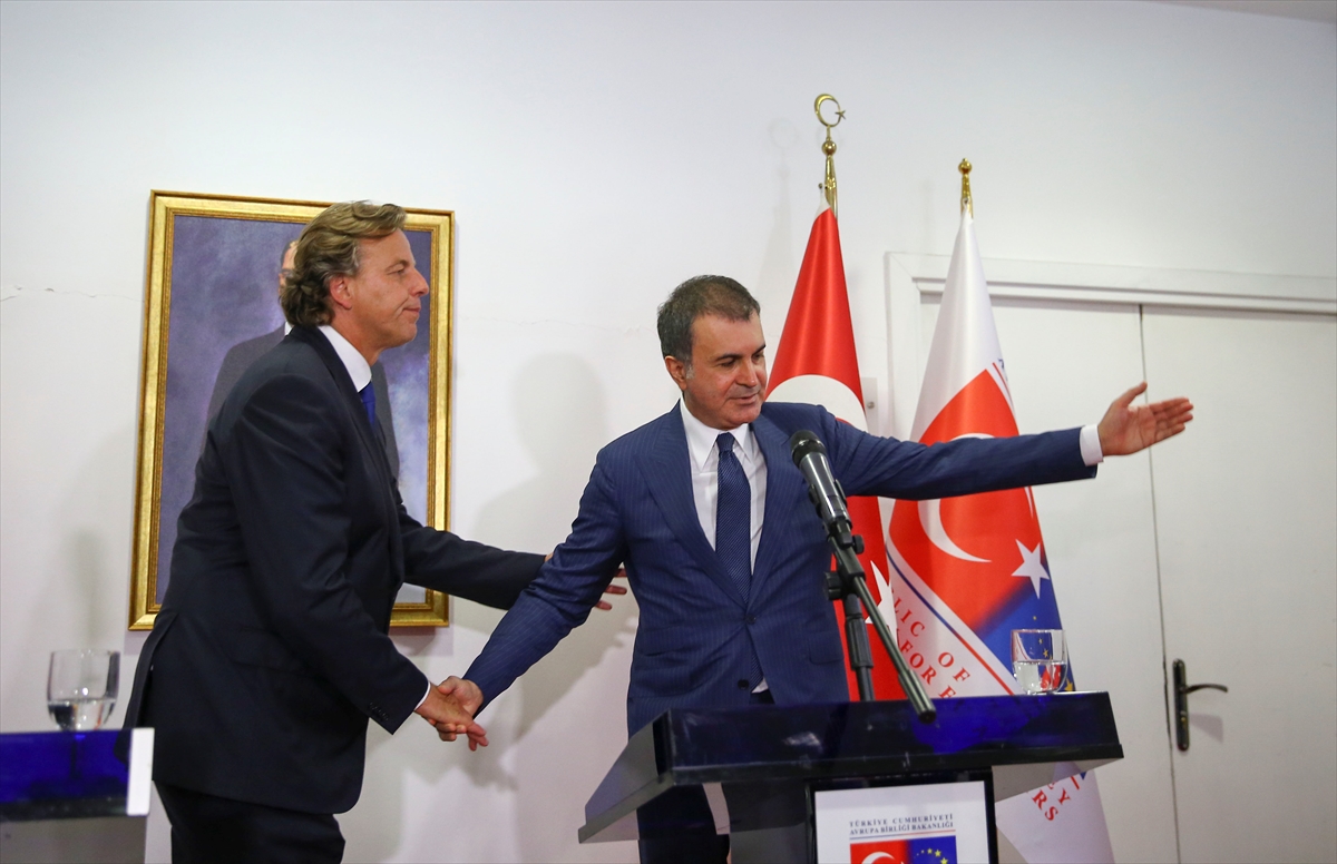 Avrupa Birliği (AB) Bakanı ve Başmüzakereci Çelik- Hollanda Dışişleri Bakanı Koenders