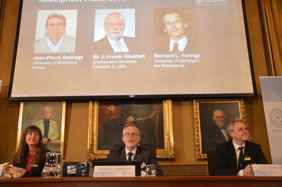 Nobel Kimya Ödülü 'moleküler makineler'e verildi