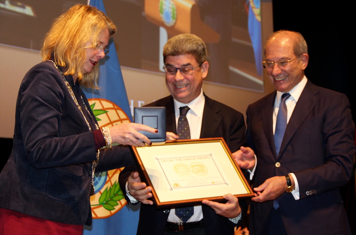 KSYÖ’nün "OPCW-The Hague Award" ödülü