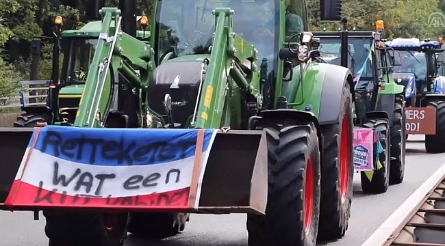 Hollanda'da çiftçiler yeniden tarım politikalarına karşı traktörlü eylem yapacak