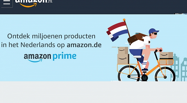 Amazon Hollanda açıldı
