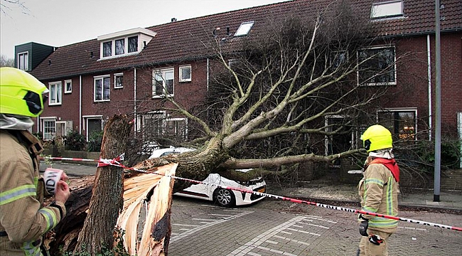 Hollanda'ya Ciara'nın ardından şimdide Dennis fırtınası geliyor