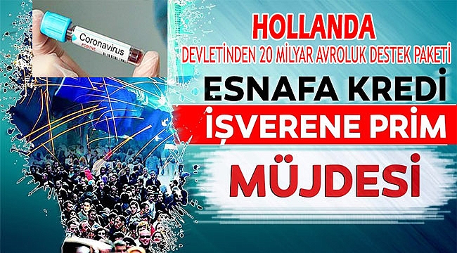 Hollanda Hükümetinden işverenlere yardım paketi