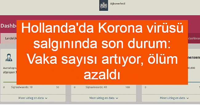 Hollanda'da Korona virüsü salgınında son durum: Vaka sayısı artıyor, ölüm azaldı