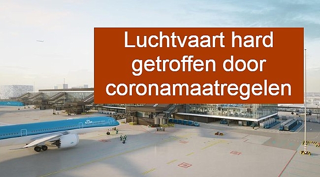 Luchtvaart hard getroffen door coronamaatregelen