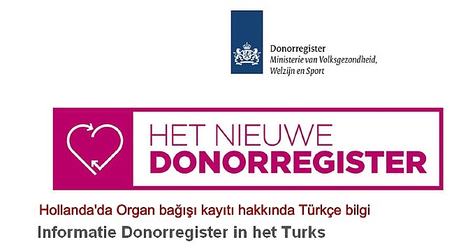 Informatie Donorregister in het Turks
