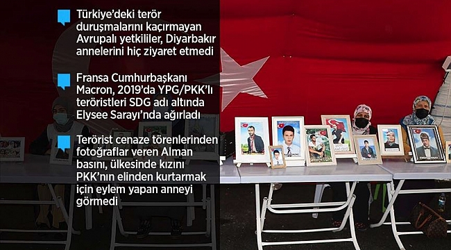 PKK'ya kucak açan Avrupa Diyarbakır annelerini görmezden geliyor
