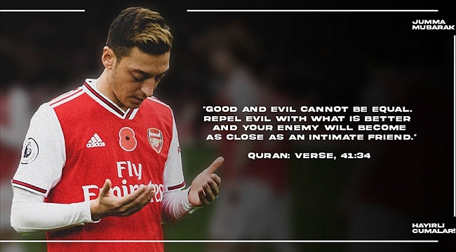 Mesut Özil'den İslam karşıtlığını iyilikle etkisiz hale getirme çağrısı