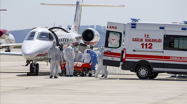 Hollanda'nın ölüme terk ettiği Türk vatandaşı ambulans uçakla Türkiye'ye getirildi