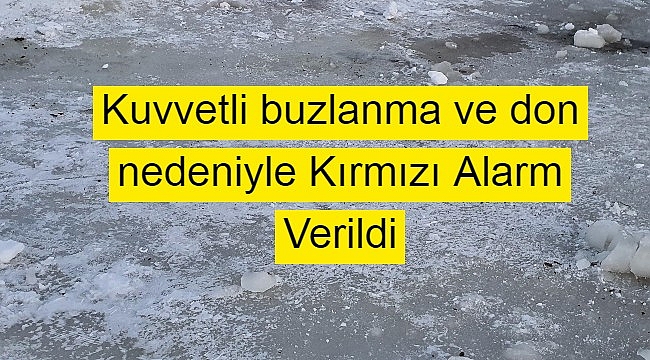 Hollanda'da Meteorolojisi kuvvetli buzlanma ve don nedeniyle Kırmızı Alarm Verdi