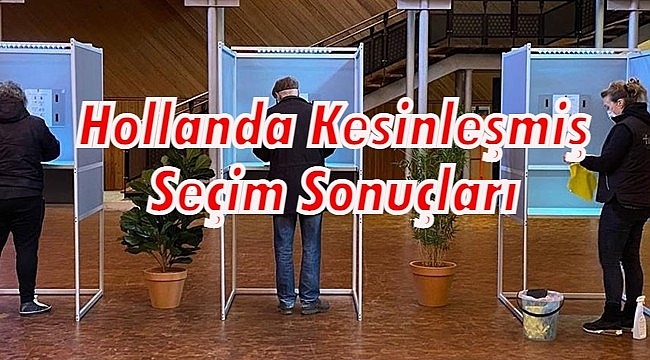 Hollanda Kesinleşmiş Seçim Sonuçları