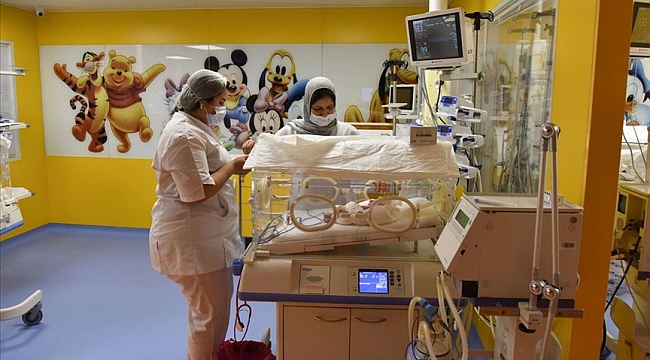 Fas'ta dünyaya gelen dokuzları AA görüntüledi: Sağlık durumları iyi