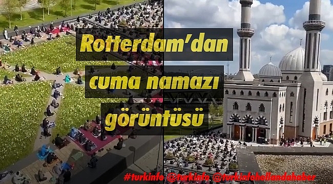 Hollanda'da cuma namazında camiler doldu taştı
