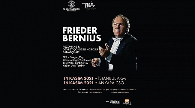 Maestro Frieder Bernius Türkiye'ye geliyor