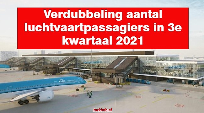 Verdubbeling aantal luchtvaartpassagiers in 3e kwartaal 2021
