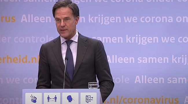 Hollanda başbakanı Mark Rutte'nin koronavirüs konuşmasını 5,2 milyon kişi izledi