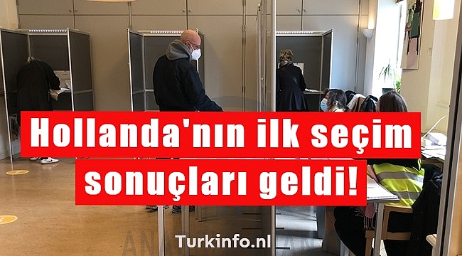 Hollanda'nın ilk seçim sonuçları geldi 