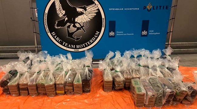 Rotterdam Limanı’nda 40 Kilo Kokain Ele Geçirildi