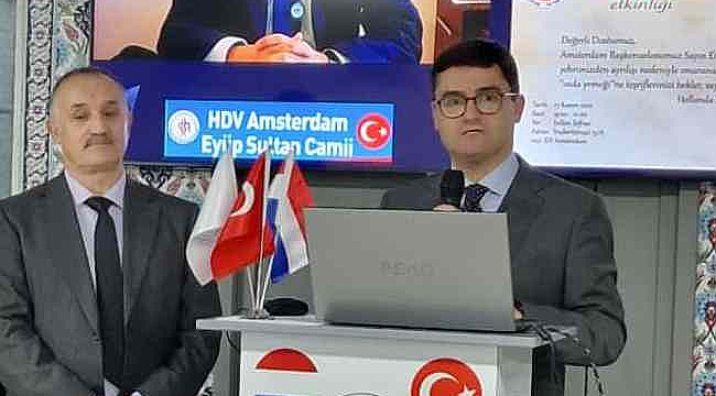 Amsterdam’da Başkonsolos’a ‘’Hingel’’li Veda