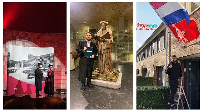 Rotterdam Erasmus Üniversitesi Uluslararası Vergi Kanunu bölümünü ilk ona giren tez ile bitirdi.