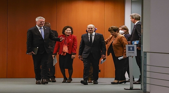 Almanya Başbakanı Scholz'dan krizlere karşı uluslararası işbirliğinin artırılması çağrısı