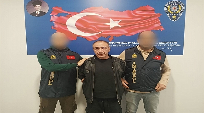 Kırmızı bültenle aranan cinayet zanlısı Almanya'da yakalanarak Türkiye'ye getirildi