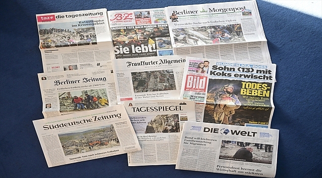 Avrupa medyası Kahramanmaraş merkezli depremlere geniş yer ayırdı