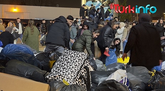 Hollanda'da Türkler depremzedelere yardım etmek için seferber oldu