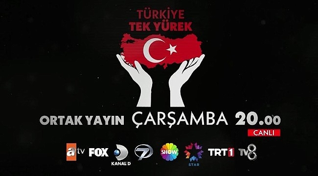 Türkiye Tek Yürek yardım gecesi: Tüm kanallar 15 Şubat'ta ortak yayın yapacak