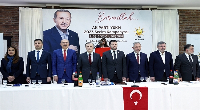 AK Parti seçim için yurt dışı çalışmalarını Belçika'da başlattı