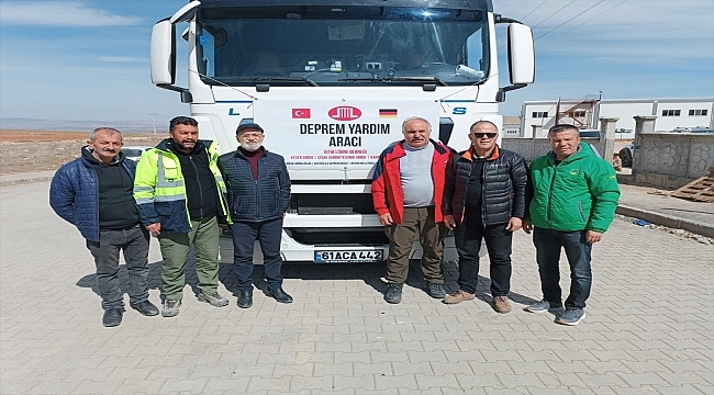 Almanya'dan gönderilen medikal yardım malzemeleri Türkiye'ye ulaştı