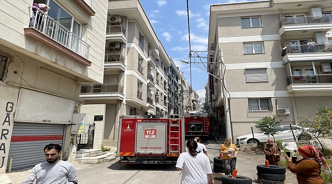 Almanya'dan İzmir'e gelen 59 yaşındaki kadın apartman dairesinde çıkan yangında öldü