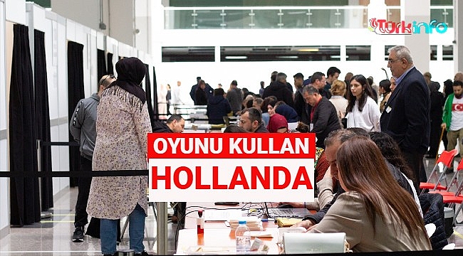 Hollanda'da Türkiye'deki Cumhurbaşkanı Seçimi'nin ikinci turu için oylama devam ediyor