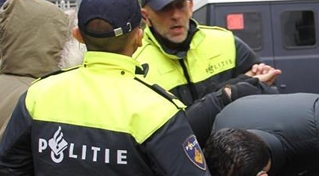 Hollanda'da Apeldoorn'da polisin gözaltına aldığı kişi hayatını kaybetti