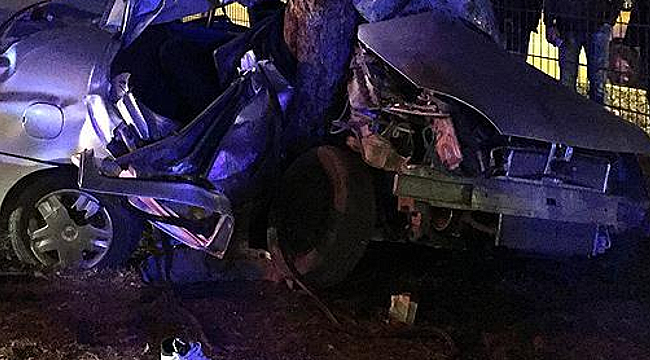 Beş ehliyetsiz gencin içinde bulunduğu araç kaza yaptı 1 ölü 4 yaralı