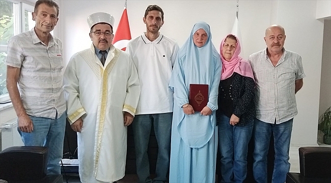 Alman vatandaşı Jennifer Paula Görlitz, Aydın'da Müslüman oldu