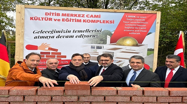 Almanya'da Solingen DİTİB Merkez Camisi Eğitim ve Kültür Merkezi'nin temeli atıldı