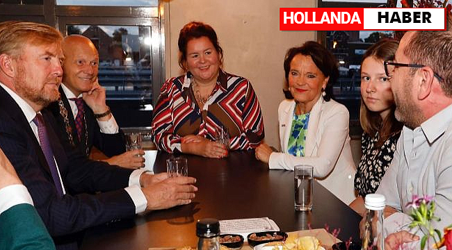 Hollanda Kralı Willem Alexander ile görüşen Vlaardingenli Türk