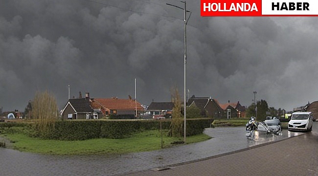 Hollanda'da Beklenen Fırtına ve Dolu Nedeniyle Trafikte Zorlu Akşam