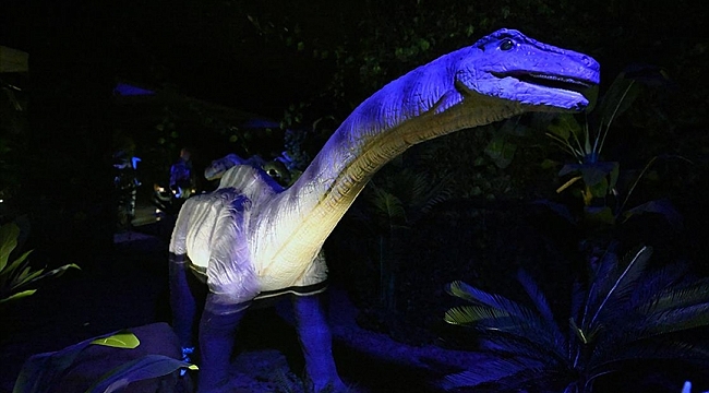Brüksel'de devam eden Dinozor sergisi yoğun talep görüyor