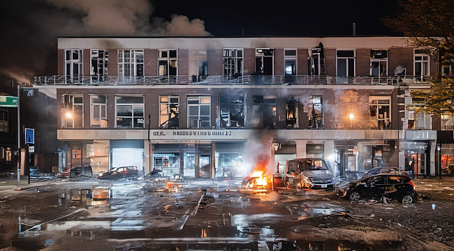 Rotterdam'da Yangın Felaketi: Üç Kişi Kayıp, İtfaiye Hayatları İçin Endişeli