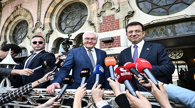 Almanya Cumhurbaşkanı Steinmeier, İBB Başkanı İmamoğlu ile görüştü