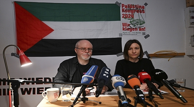 Berlin'de Filistin'e destek kongresi yapılacak
