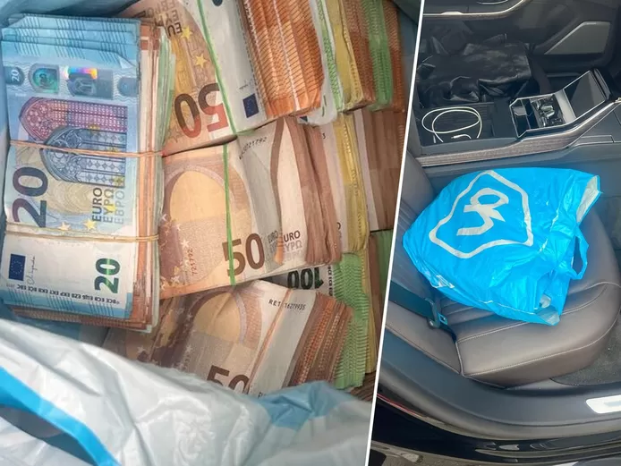 Den Haag'da Trafik Kontrolünde 370.000 Euro'yla Dolu Alışveriş Çantası Bulundu